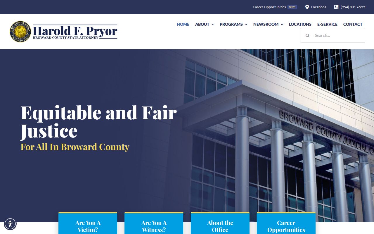 Broward State Attorney official programs and records website
